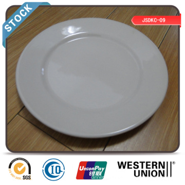 9" Dinner Plate (broad edge) in Stock with Cheap Price